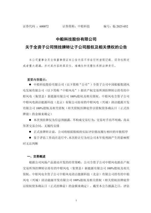 中船科技掛牌轉讓旗下兩家子公司 技術轉讓步入新階段